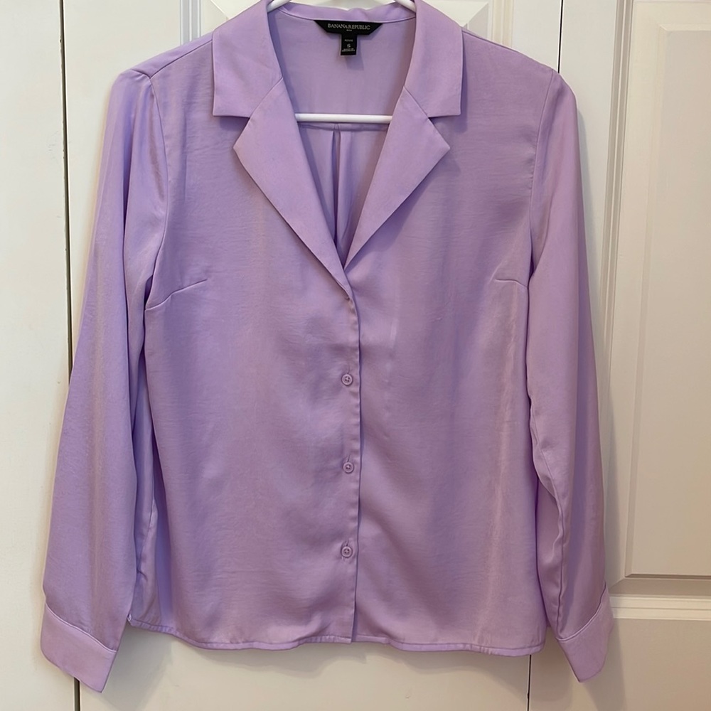 “It” color for summer- Banana Republic blouse